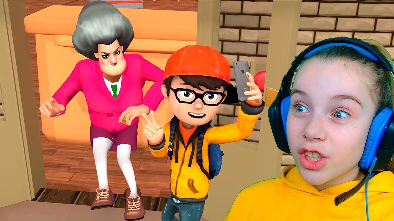 СЮРПРИЗ ДЛЯ МИСС ТИ Злая Учительница Scary Teacher 3D