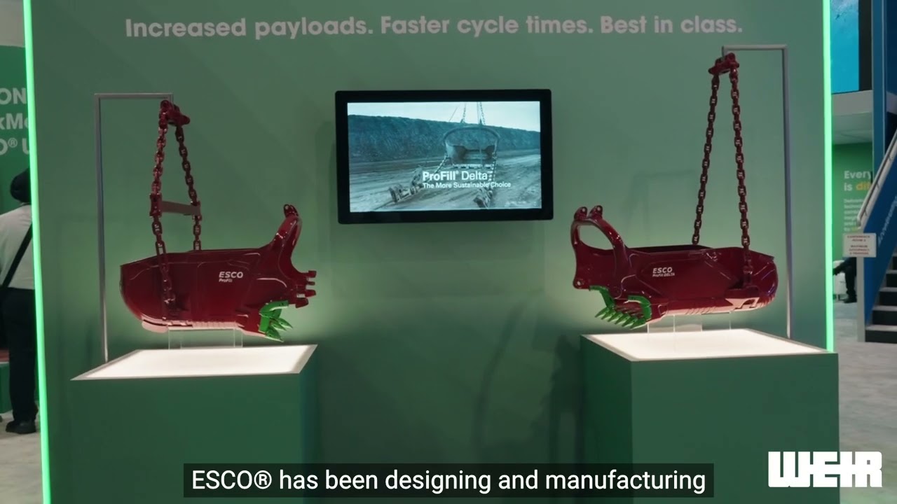MINExpo 2024 Show Floor Focus - ESCO® Dragline Buckets, Chain and Rigging