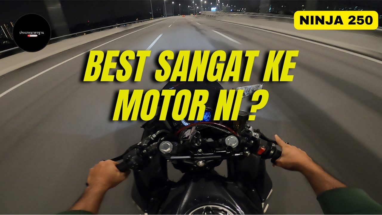 TOP SPEED RAW ONBOARD SUKE HIGHWAY NIGHT RIDE | KAWASAKI NINJA 250 | YOSHIMURA EXHAUST