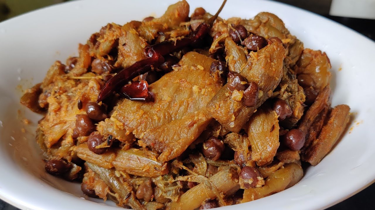 Niramish kochur shak. how to make Bengali kochur shak at home.