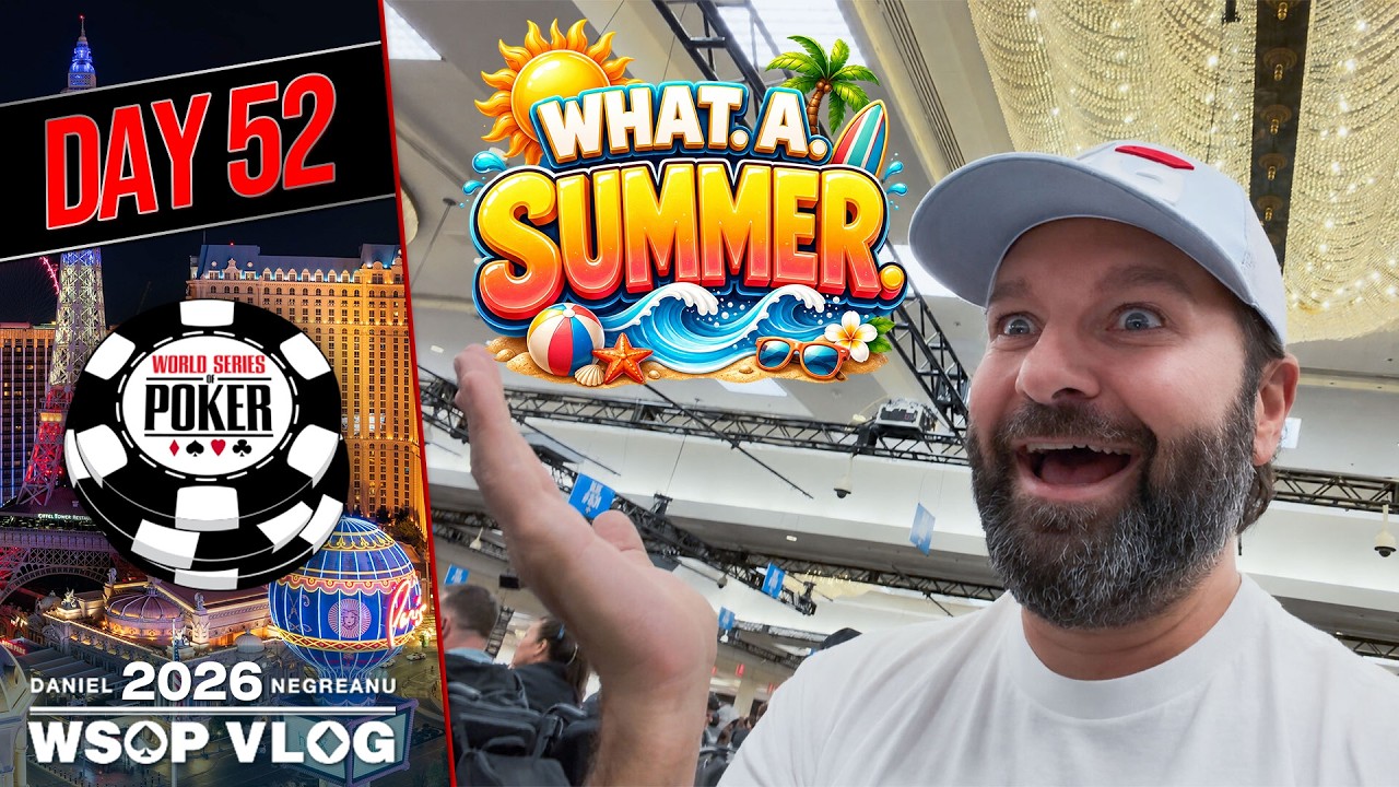 Конец ЭПИЧНОГО лета! &mdash; ВЛОГ о WSOP 2026, день 52