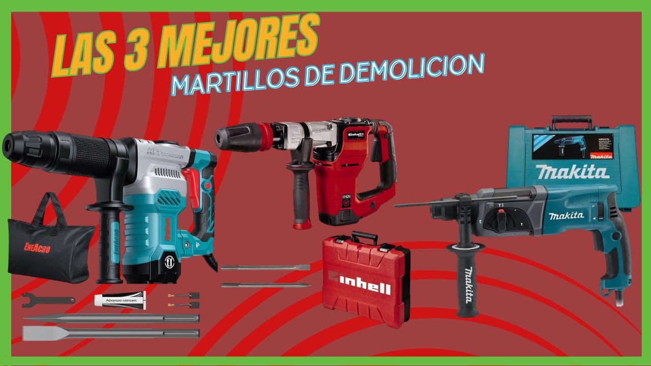 Los 3 MEJORES MARTILLOS DEMOLEDORES 2025 en AMAZON  SDS Plus, SDS Top, SDS Max