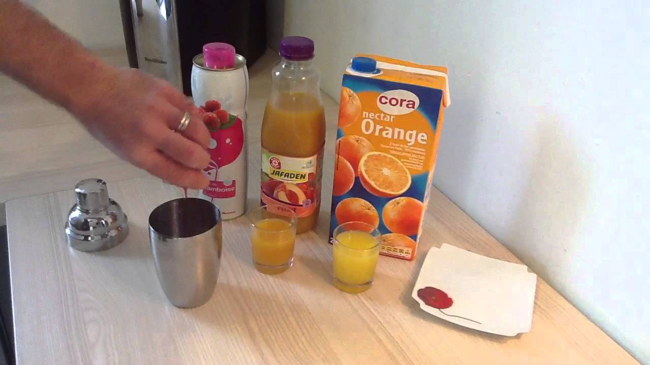 Faire un cocktail Grenadier - Boisson sans alcool