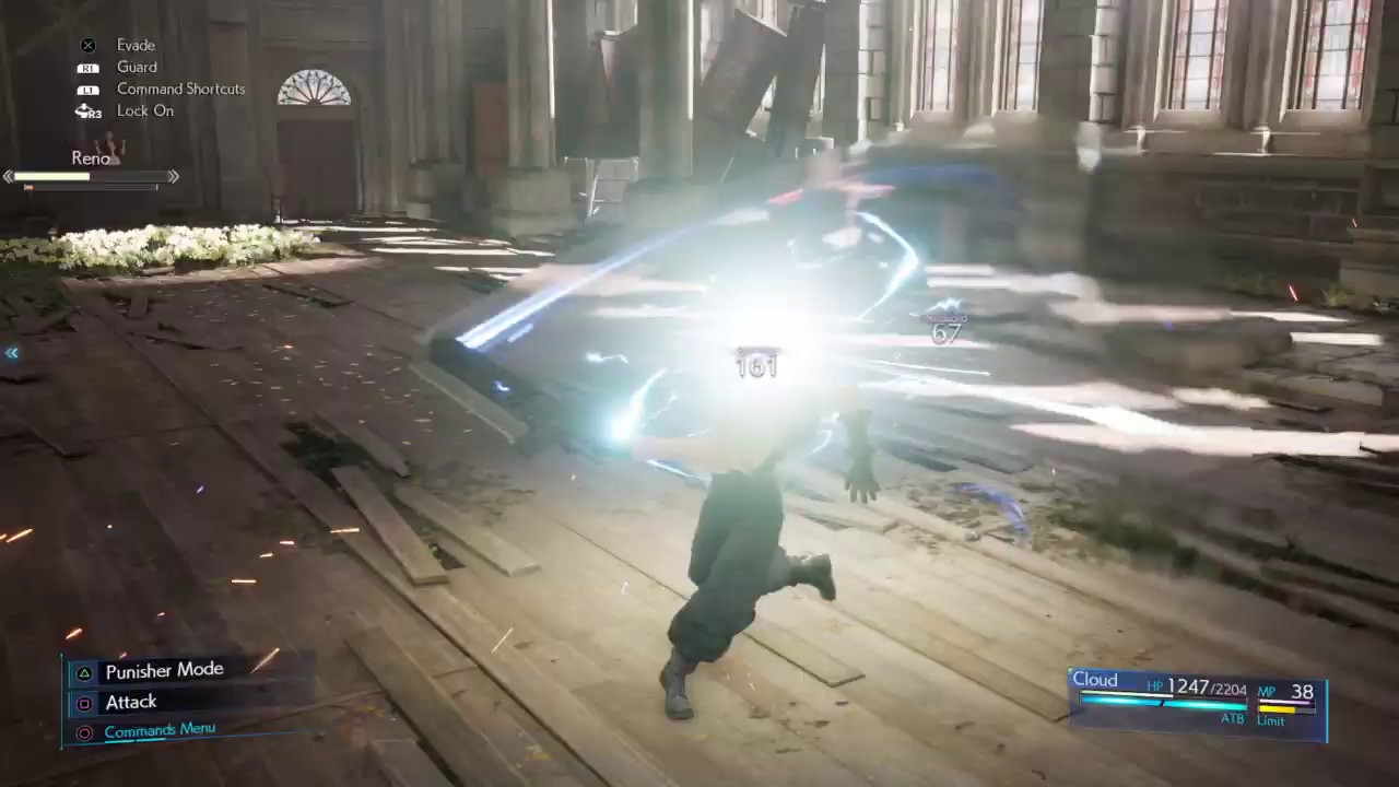 Final Fantasy 7 Remake - Cloud Punisher Mode Combo