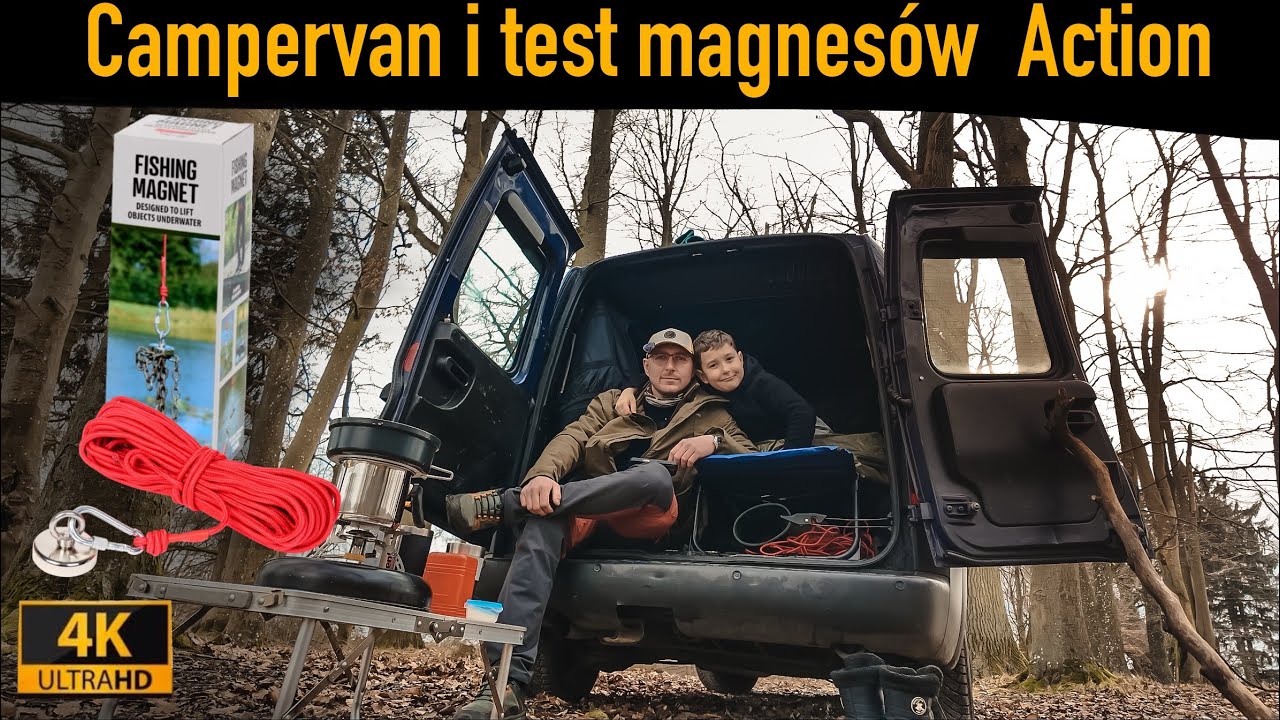 Męski wypad, test magnesów 🧲 z Acion. Herbatka w campervanie🚐