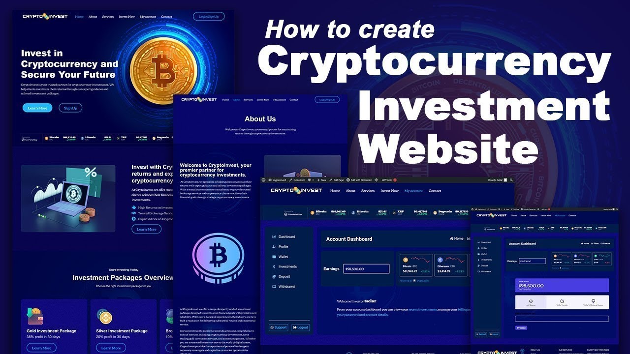 How to Create Cryptocurrency & Investment Website in 2025 with Hyip Rio