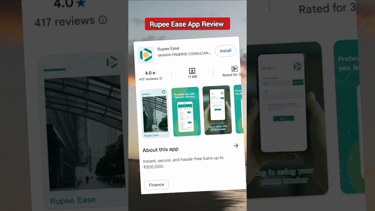 Rupee Ease Loan App Review ✅ Real Or Fake 🤔 #rupeeease