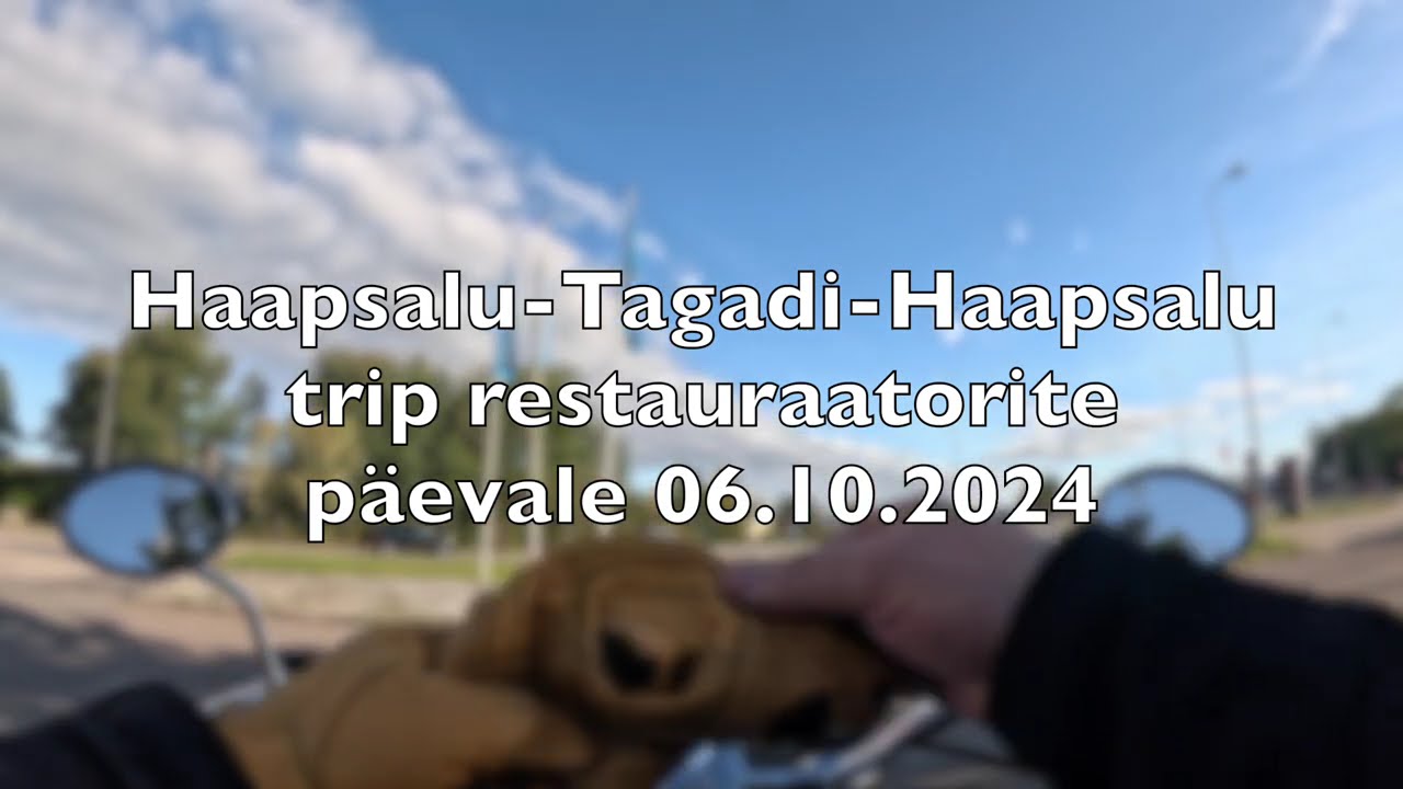 Kawasaki VN 1500 FI 2001 Haapsalu-Tagadi-Haapsalu 06.10.2024