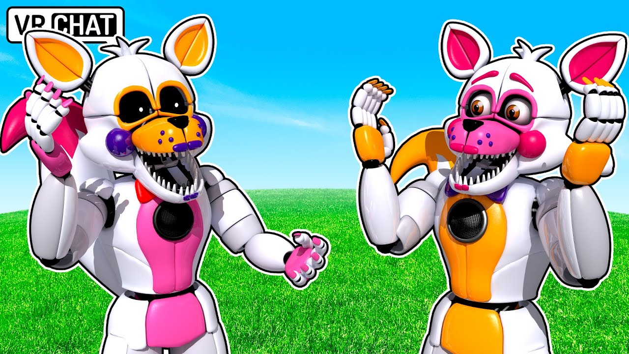 Funtime Foxy and Lolbit SWITCH BODIES?! in VRCHAT