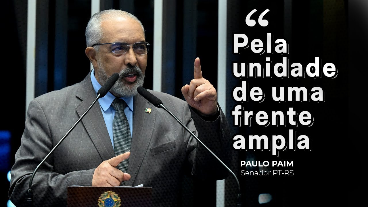 “Pela unidade de uma frente ampla”