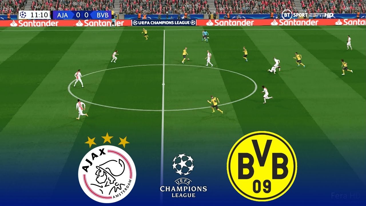 PES 2017 | AJAX vs BORUSSIA DORTMUND | UEFA Champions League 2021/2022 | Gameplay (PC/HD)