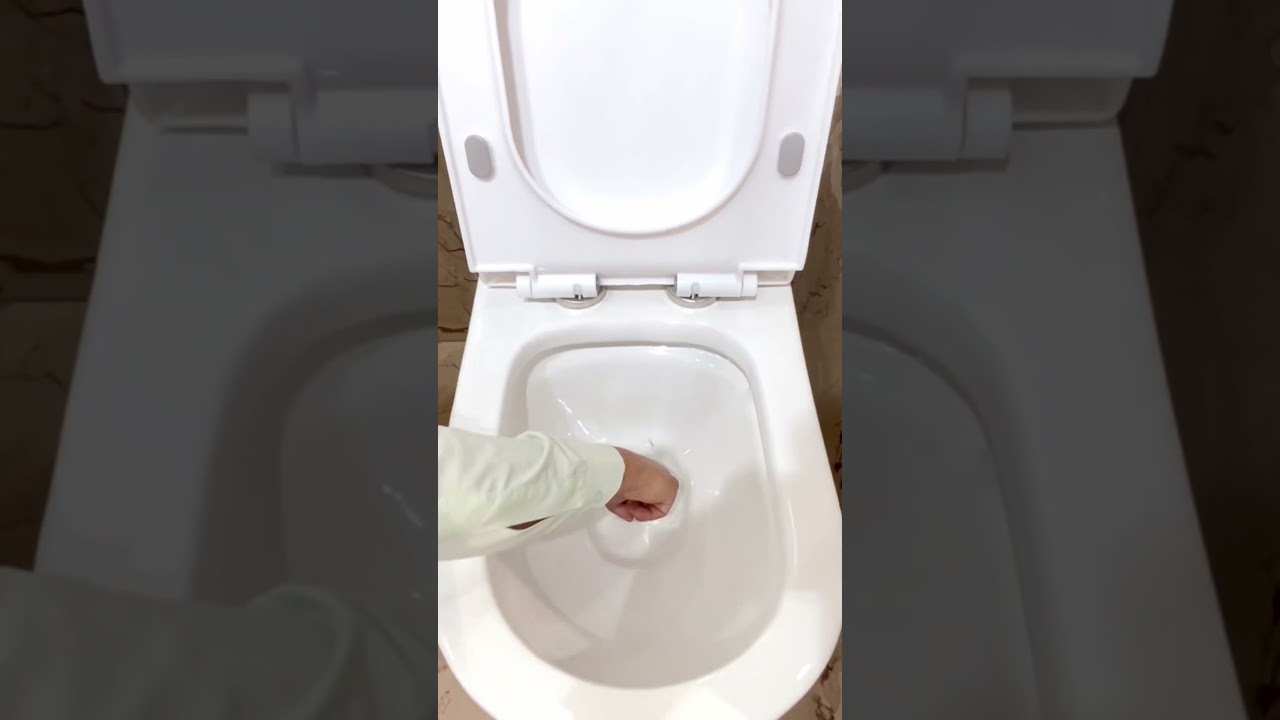 One piece toilet seat 4D flush #sanitaryware #onepiecetoilet #shorts