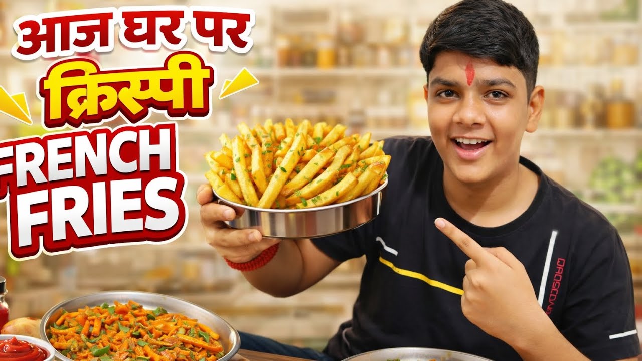 Aaj Ghar Par Banaye Super Crispy French Fries 😋