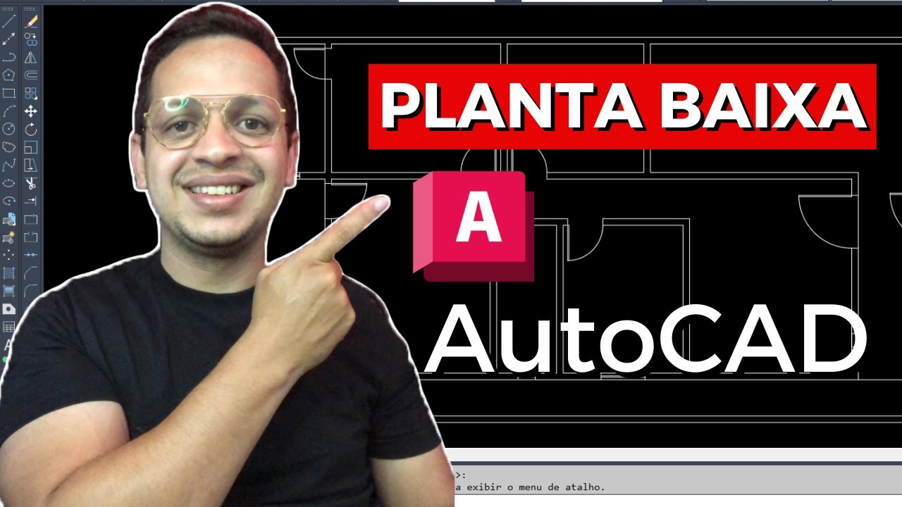 Como fazer uma PLANTA BAIXA no CAD em 30 Minutos