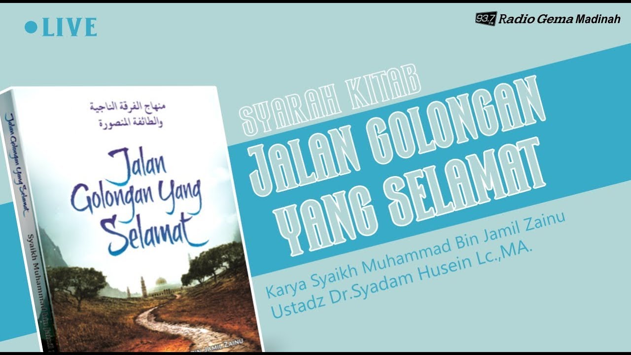 🔴 [LIVE] PERMISALAN MEREKA YANG BERDOA KEPADA SELAIN ALLAH - Ustadz Dr. Syadam Husein Lc, M.A