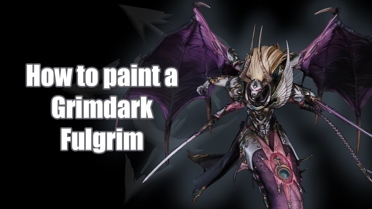 How I painted the ULTIMATE whit armoured Fulgrim (in a grimdarkish Style)