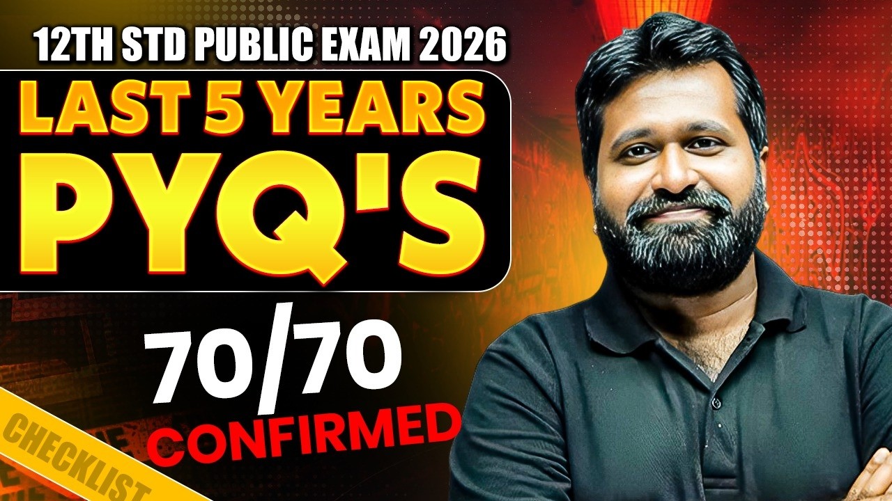 🔥 12th Chemistry Last 5 Years PYQs | Public Exam 2026