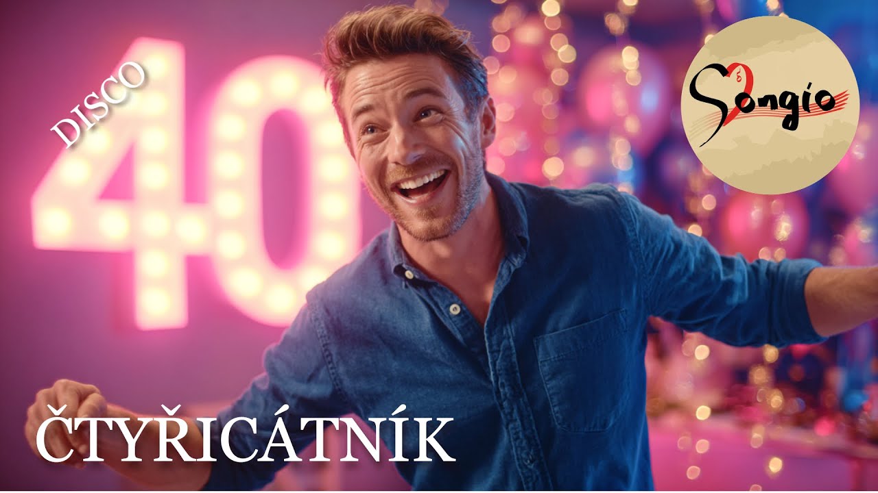 ČTYŘICÍTKA ON (celá píseň) ⬅️🍷🍀🕺🏻🎂