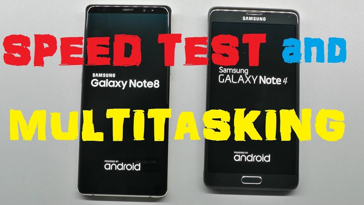 Samsung Galaxy Note 8 vs Note 4 - SPEED TEST and MULTITASKING