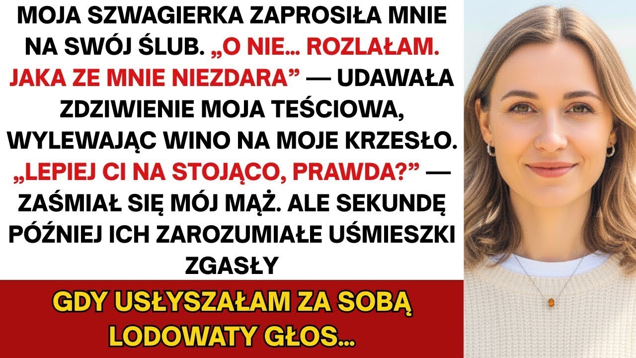 Mój mąż i jego matka próbowali mnie upokorzyć na weselu mojej szwagierki — aż niespodziewanie…