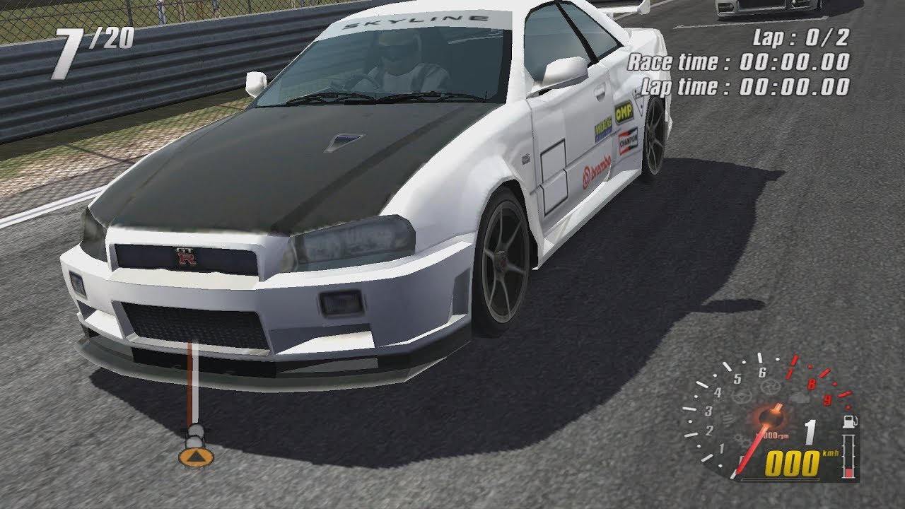 TOCA Race Driver 2 - Nissan Skyline (Mount Panorama Bathurst) Gameplay 1080p