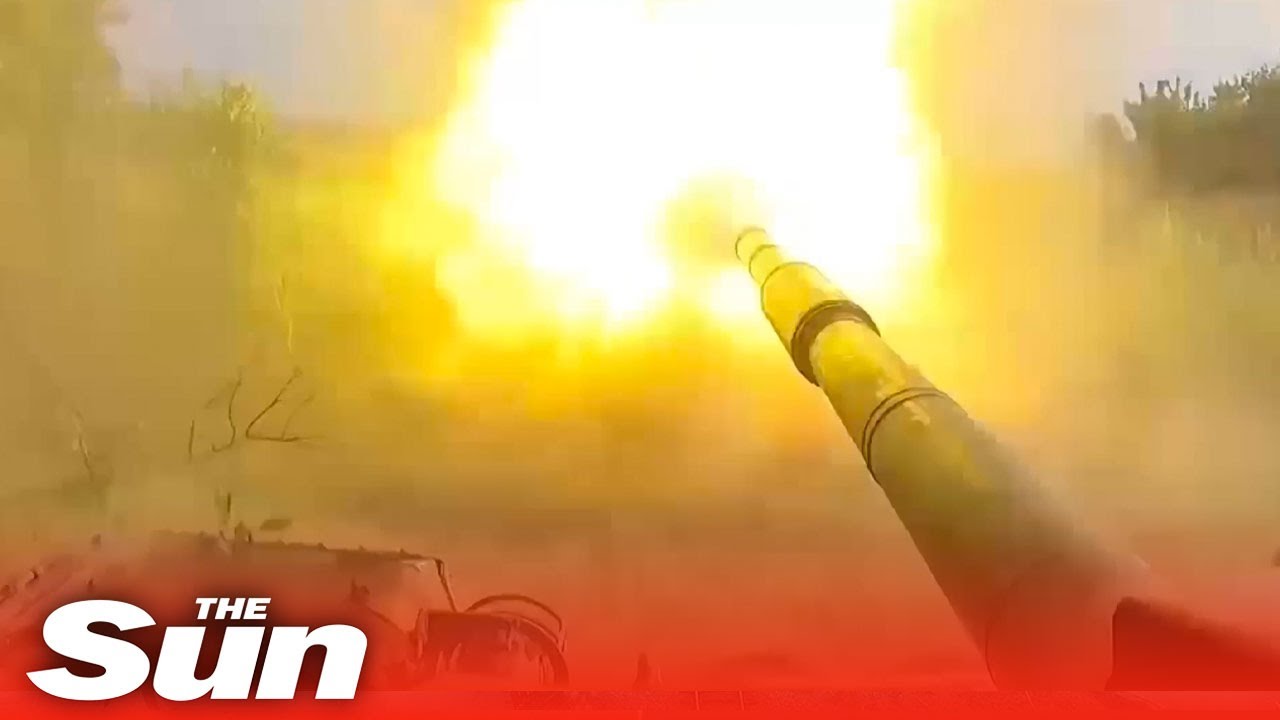 Deadly Russian 'Z tanks' blast Ukrainian targets in the Donetsk region