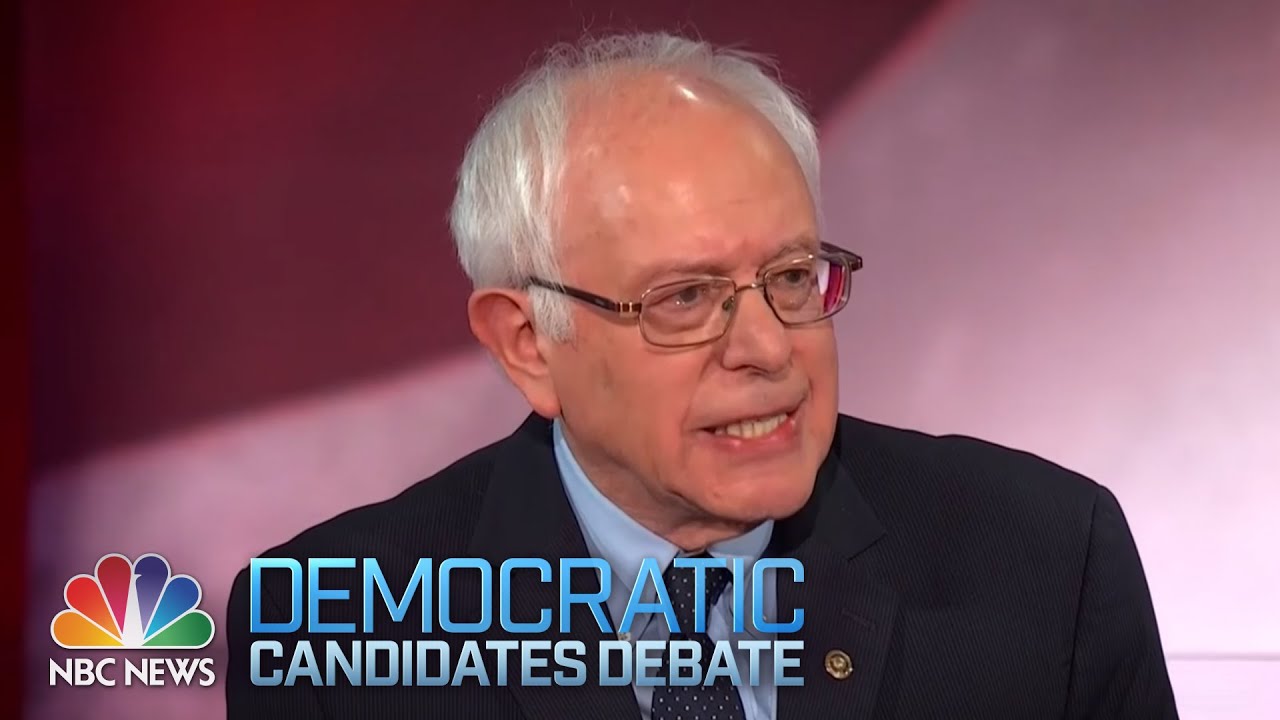 Bernie Sanders: I Don't Take Money From Big Banks | Democratic Debate | NBC News-YouTube