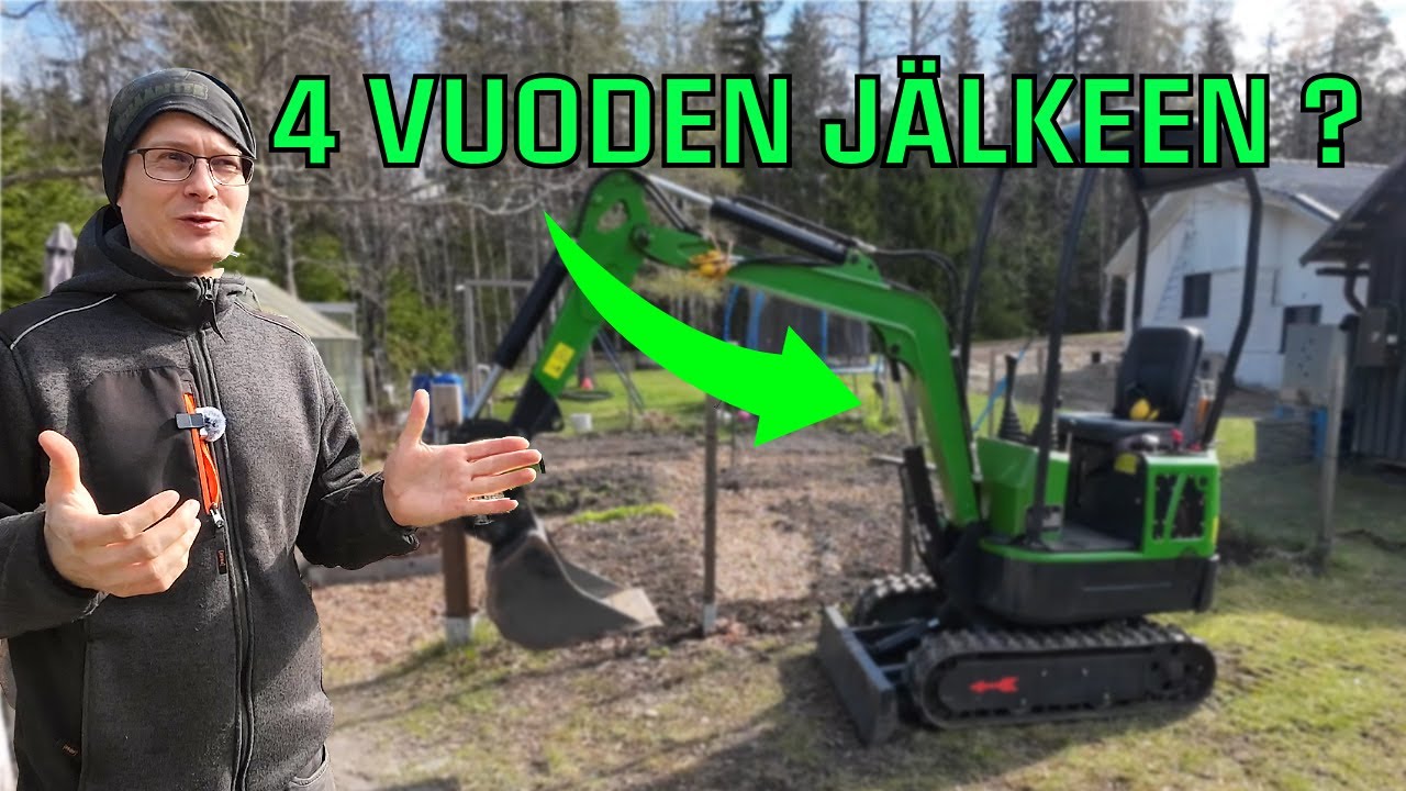 4 VUOTIAS KIINALAINEN MINIKAIVURI - PAALIKAMAA?