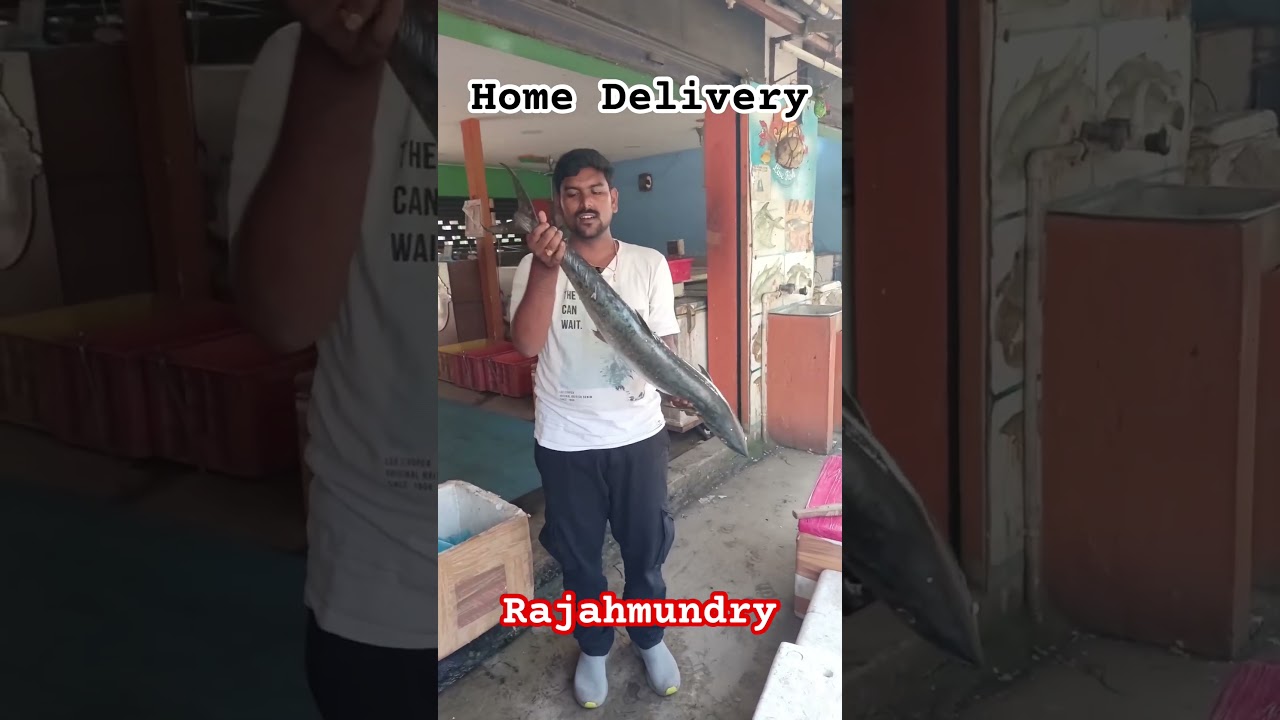 Sea food fish home delivery in Rajahmundry, 30 Minute instant Delivery #trendingshorts #homedelivery