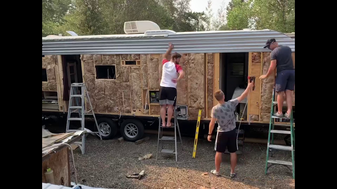 RV siding installation part 2