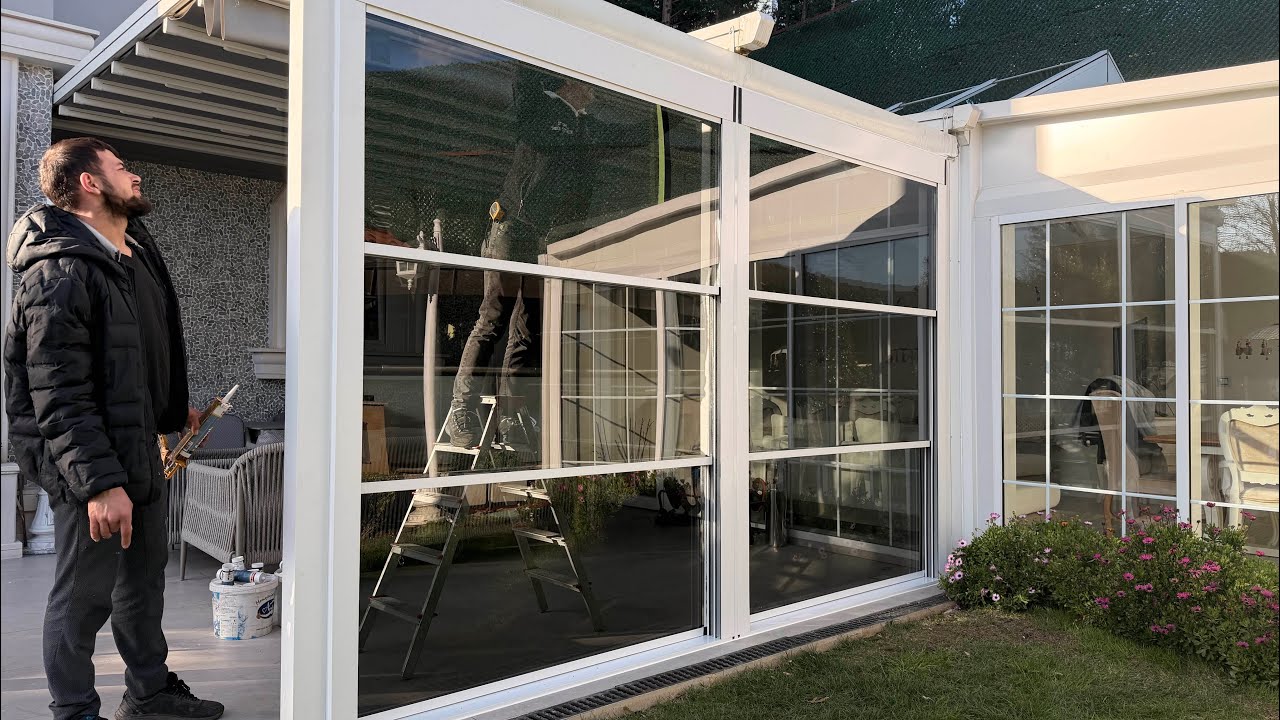 Giyotin Cam Balkon | Isıcamlı Motorlu Giyotin Cam Balkon