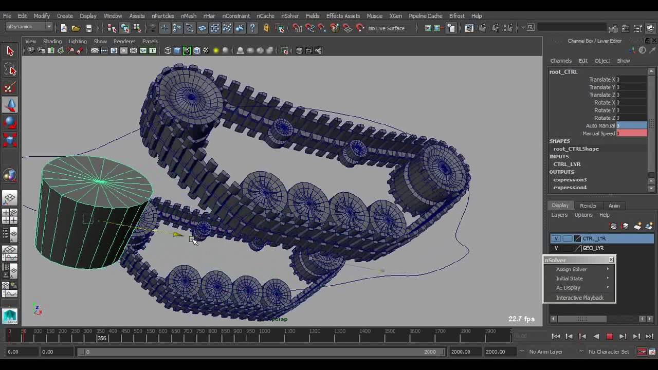 Tank Track dynamic Rig