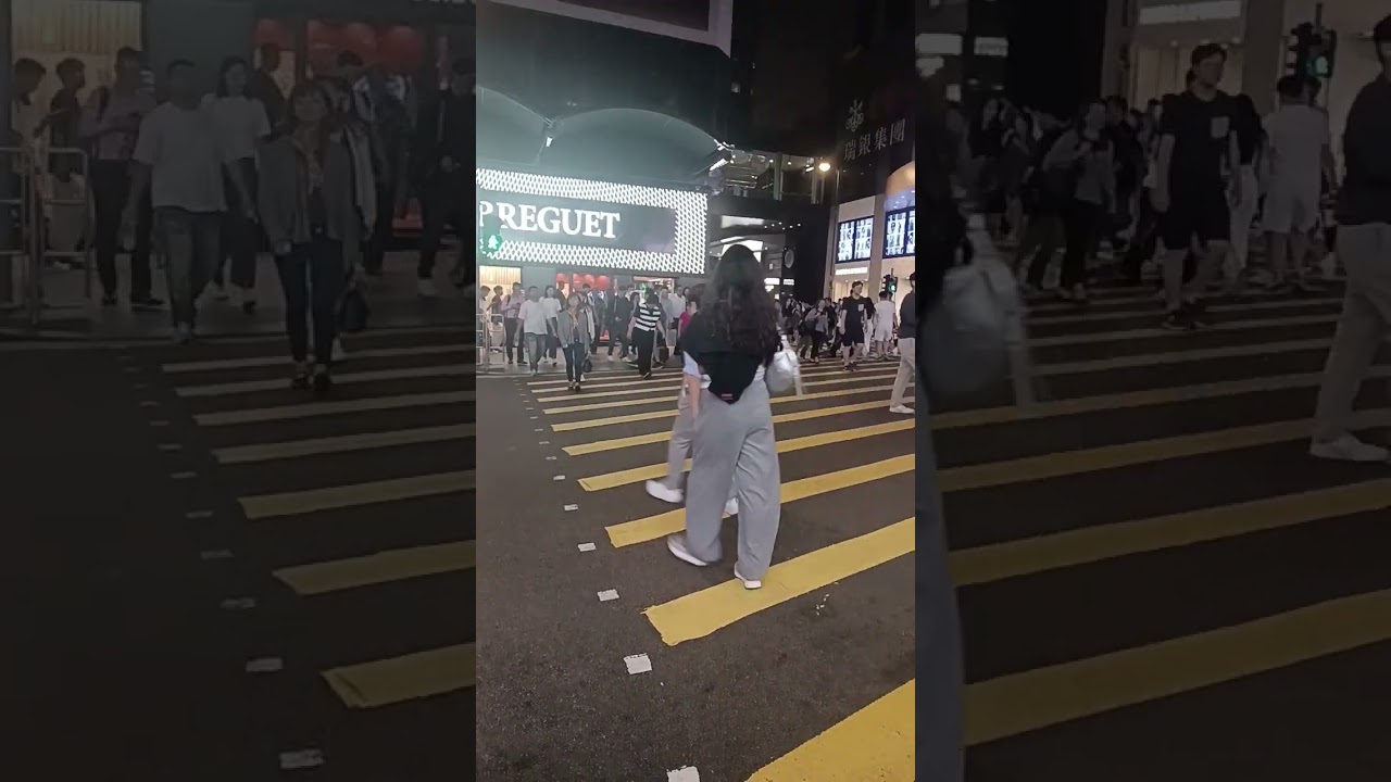 Pedder Street Crosswalk Chronicles: The Heartbeat of Central Hong Kong #travel #hongkong