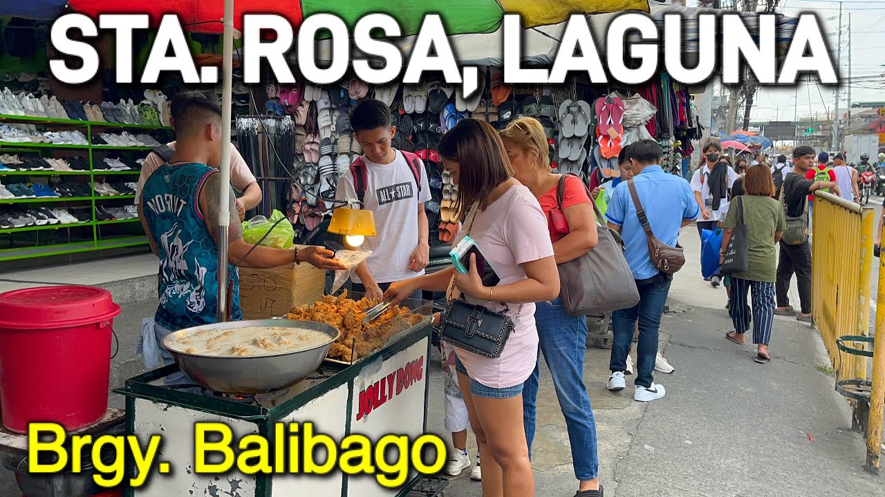 PHILIPPINES 🇵🇭 STA. ROSA CITY, LAGUNA - Walking Tour 2024 | Street Walking at Brgy. Balibago