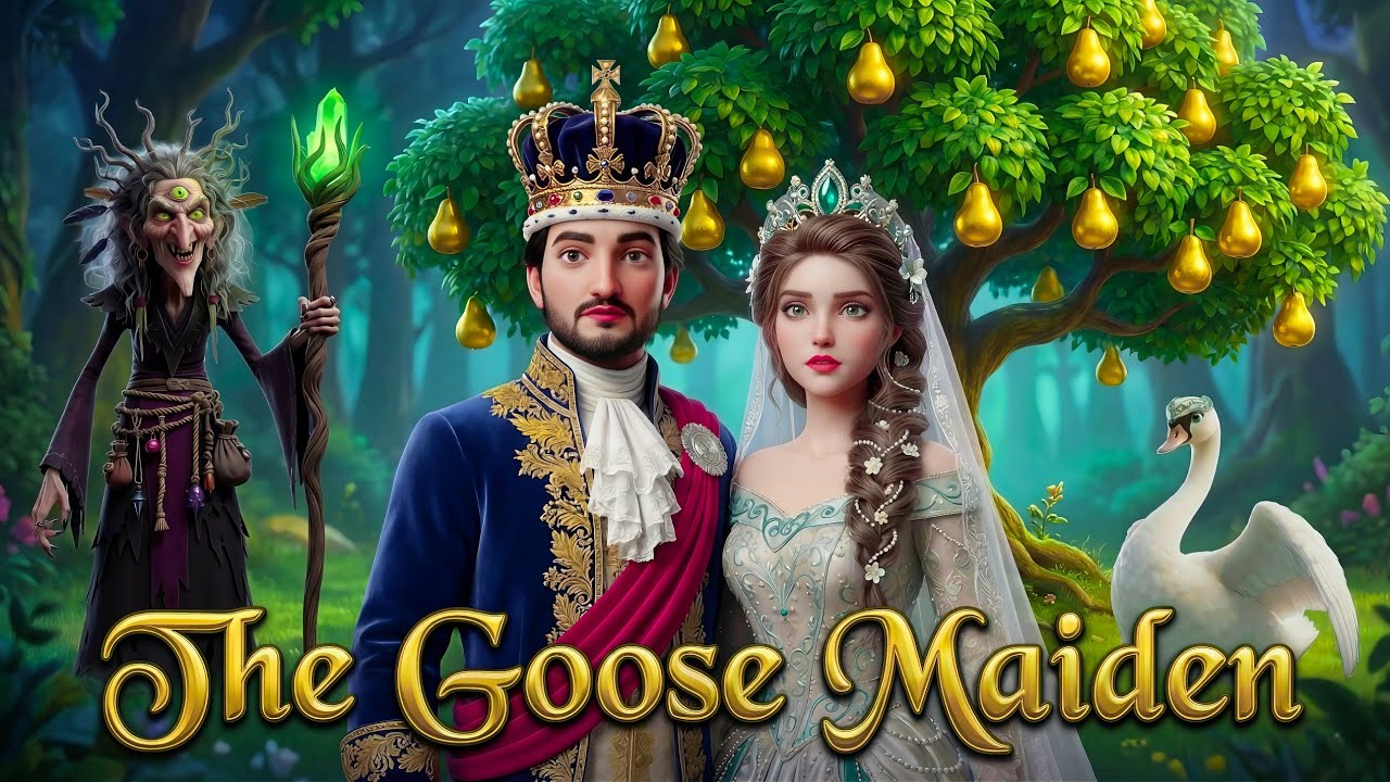 The Goose Maiden  | Urdu Story | Fairy Tales in Urdu @MeMoonieandMagic