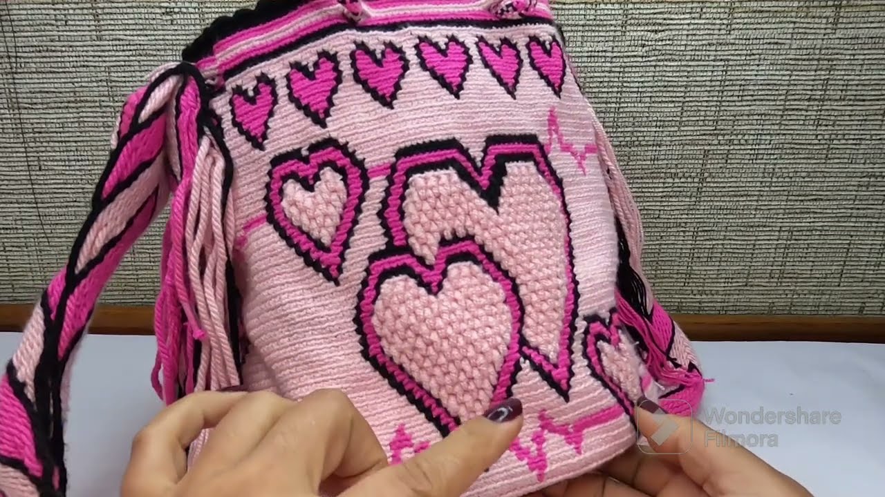 mochila san Valentín para amor y amistad facil paso a paso