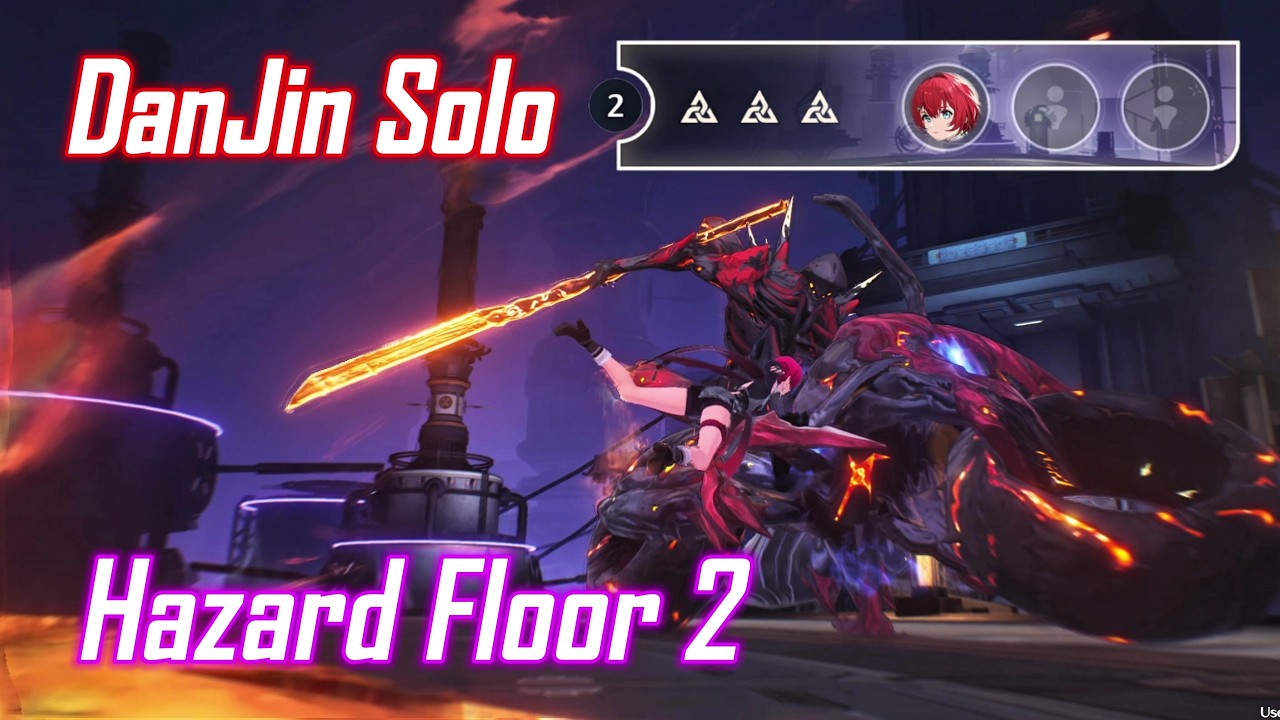 Danjin Solo Hazard Floor 2 With ES R5 ( ToA V3.4b ) | Wuthering Waves