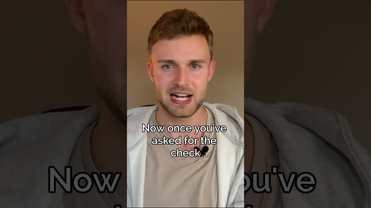 How to pay the bill at a restaurant in English