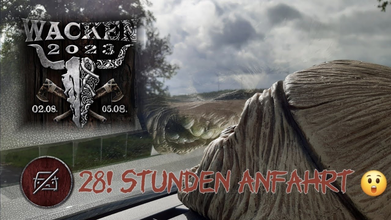 Wacken '23 | 28! Stunden Anreise + 1. Tag (Mi 02.08.23) | Universum25 - Broilers - Finntroll - Doro