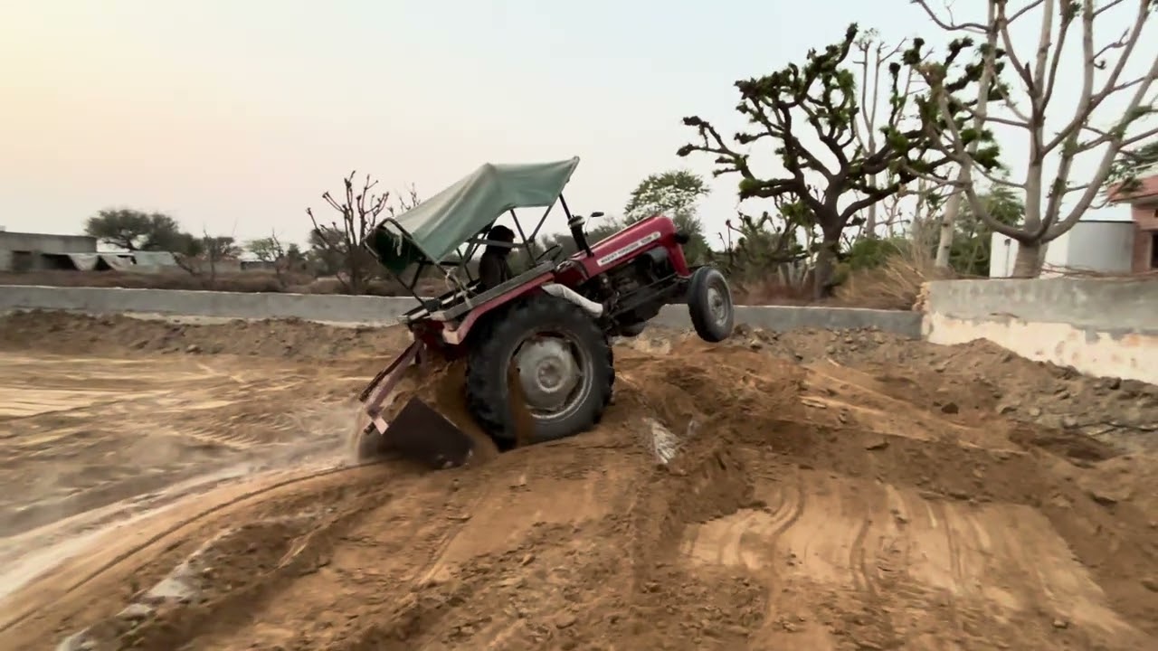 ट्रैक्टर का कंट्रोल काम नहीं कर रहा है कराली में 🚜🥺 #tractorvideo  