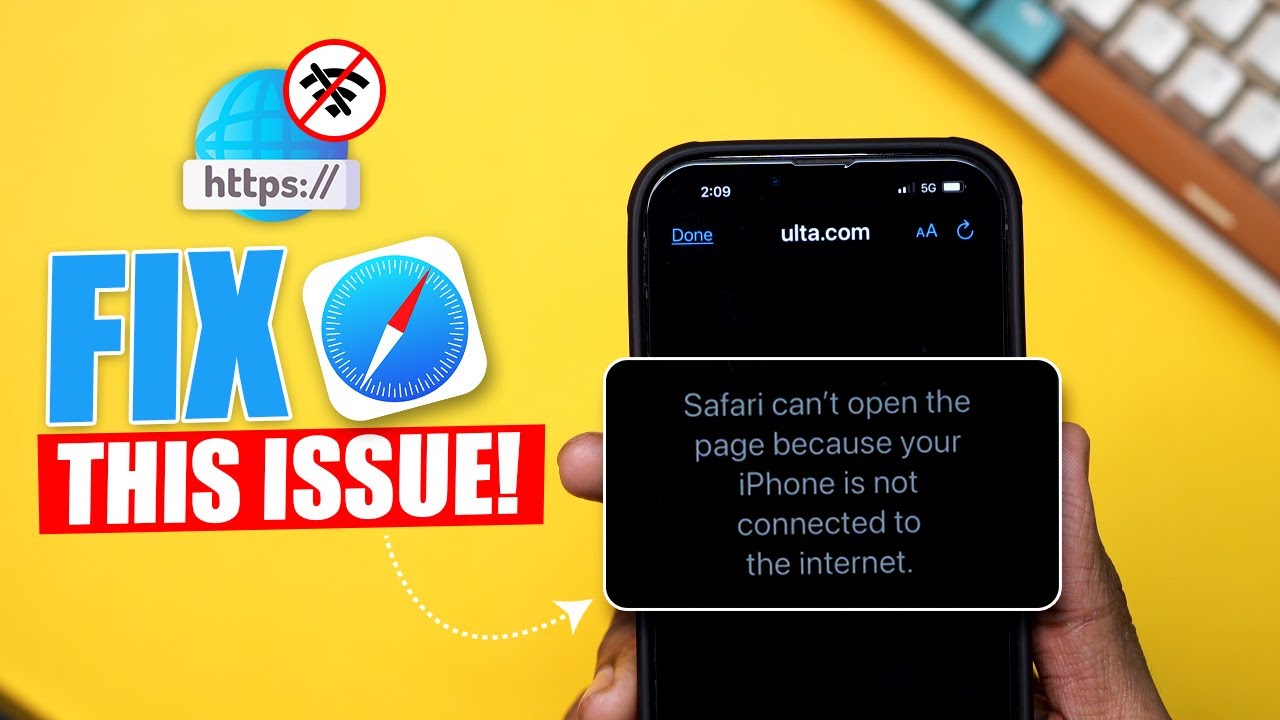 How to Fix Safari Cannot Open the Page Because Your iPhone Is Not Connected to the Internet
