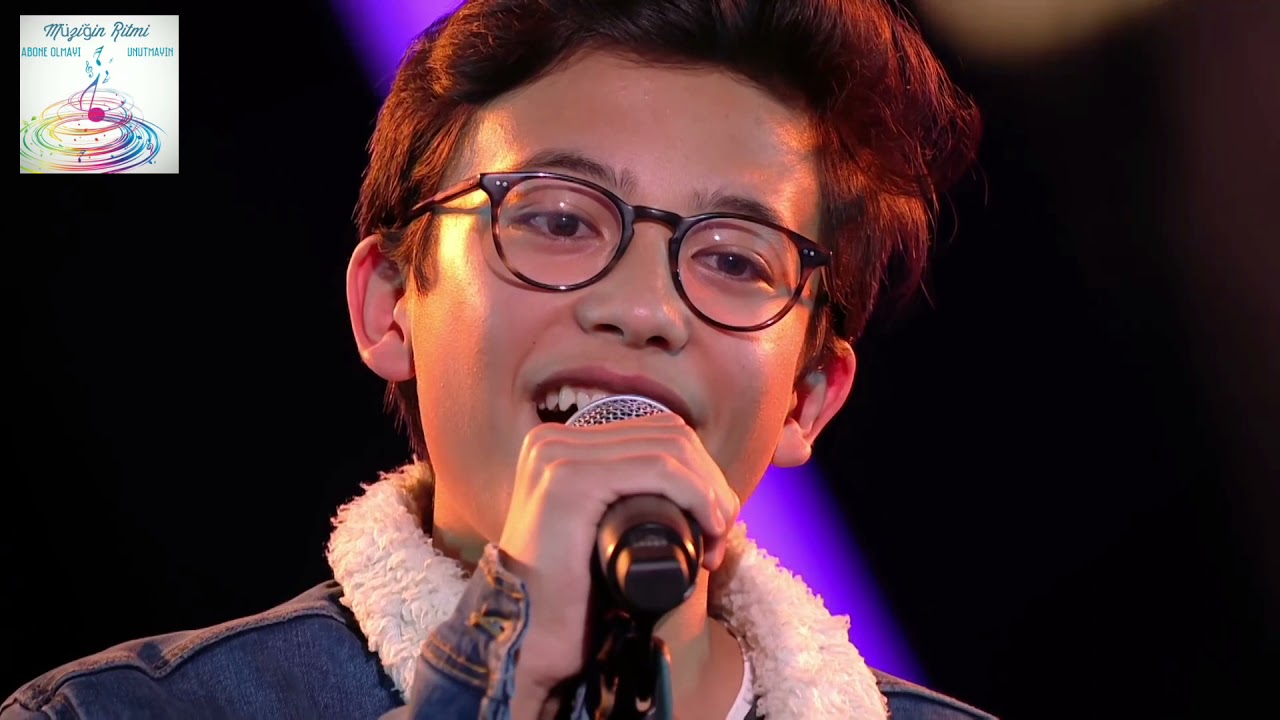 Justin-lovely the voice kids belgium(oses &ccedil;ocuklar bel&ccedil;ika) inanılmaz bir yorum