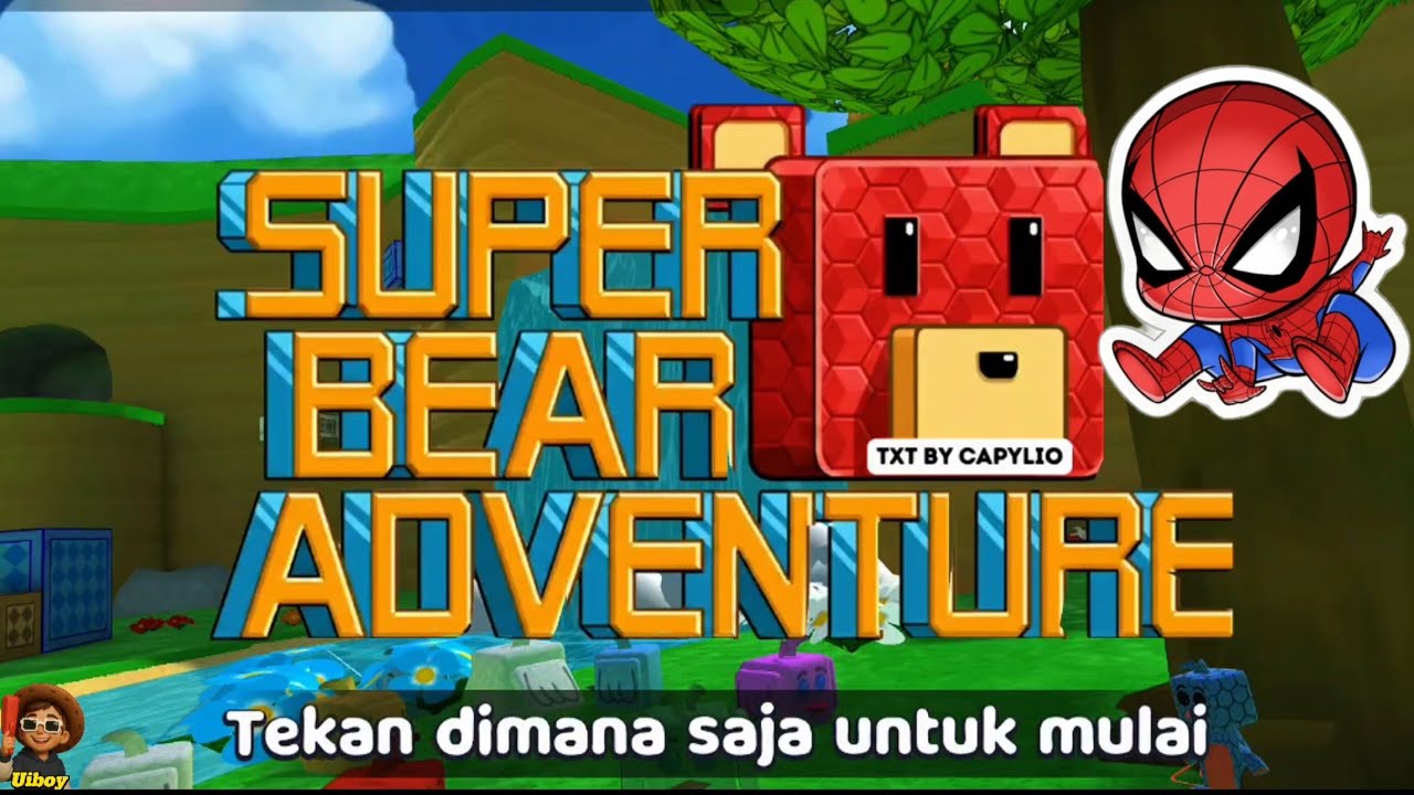 Uiboy & Uipa Menjadi Spiderman 😱❗Super Bear Adventure Spiderman ❓Super Bear Adventure