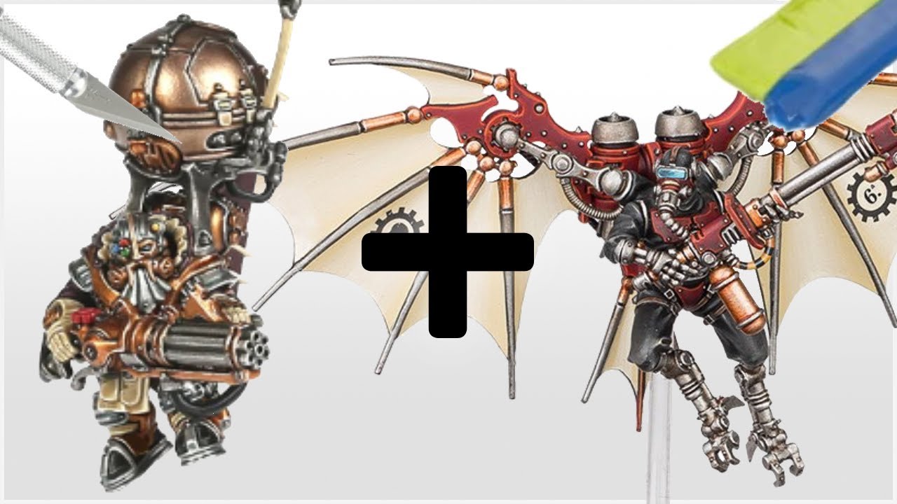 Kitbashing Steampunk Dwarves for D&D using Warhammer Minis
