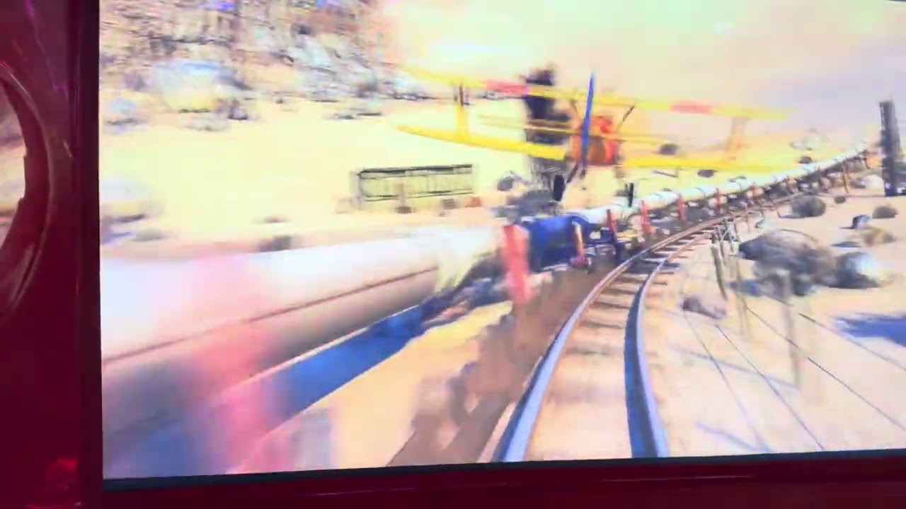 Canyon coaster triotech typhoon simulator POV