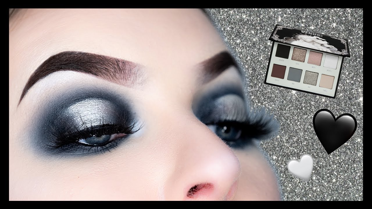 Lime Crime Venus Immortalis Palette Tutorial | Black & Silver Halo Eye