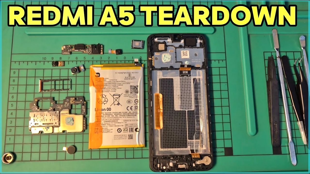 Redmi A5 Teardown: Inside Look at Budget Smartphone