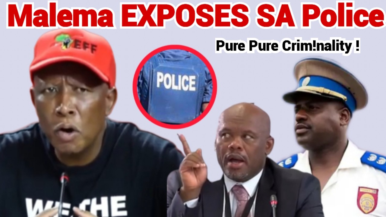 BOMBSHELL! Julius Malema EXPOSING SA Police - What's Happening In The Police Is Pure Criminality.
