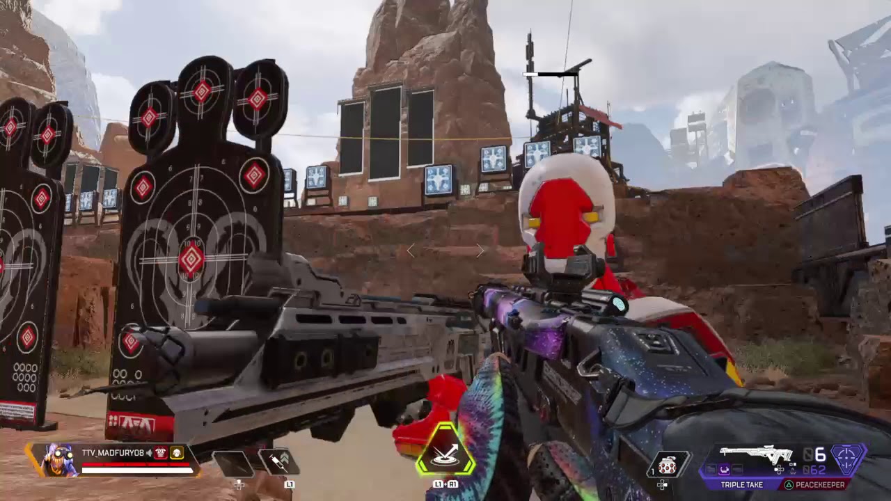 Apex Legends trick shot with oactane