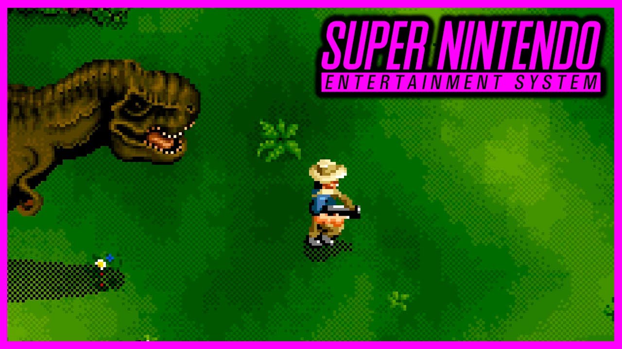 SNES Gameplay - Jurassic Park [100%]